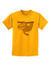 Cute Hanging Sloth Childrens T-Shirt-Childrens T-Shirt-TooLoud-Gold-X-Small-Davson Sales
