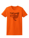 Cute Hanging Sloth Womens T-Shirt-Womens T-Shirt-TooLoud-Orange-X-Small-Davson Sales