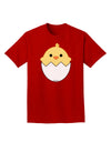 Cute Hatching Chick Design Adult Dark T-Shirt by TooLoud-Mens T-Shirt-TooLoud-Red-Small-Davson Sales