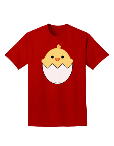 Cute Hatching Chick Design Adult Dark T-Shirt by TooLoud-Mens T-Shirt-TooLoud-Red-Small-Davson Sales