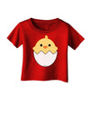 Cute Hatching Chick Design Infant T-Shirt Dark by TooLoud-Infant T-Shirt-TooLoud-Red-06-Months-Davson Sales