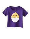 Cute Hatching Chick Design Infant T-Shirt Dark by TooLoud-Infant T-Shirt-TooLoud-Purple-06-Months-Davson Sales