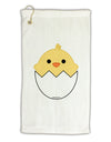 Cute Hatching Chick Design Micro Terry Gromet Golf Towel 16 x 25 inch by TooLoud-Golf Towel-TooLoud-White-Davson Sales
