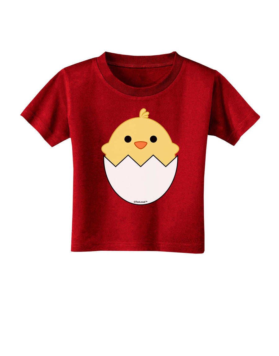 Cute Hatching Chick Design Toddler T-Shirt Dark by TooLoud-Toddler T-Shirt-TooLoud-Black-2T-Davson Sales