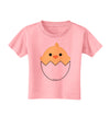 Cute Hatching Chick Design Toddler T-Shirt by TooLoud-Toddler T-Shirt-TooLoud-Candy-Pink-2T-Davson Sales