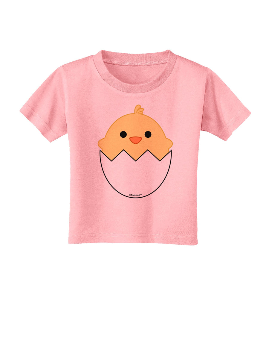 Cute Hatching Chick Design Toddler T-Shirt by TooLoud-Toddler T-Shirt-TooLoud-White-2T-Davson Sales