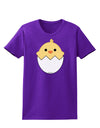 Cute Hatching Chick Design Womens Dark T-Shirt by TooLoud-Womens T-Shirt-TooLoud-Purple-X-Small-Davson Sales