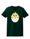 Cute Hatching Chick Design Womens Dark T-Shirt by TooLoud-Womens T-Shirt-TooLoud-Forest-Green-Small-Davson Sales