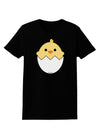 Cute Hatching Chick Design Womens Dark T-Shirt by TooLoud-Womens T-Shirt-TooLoud-Black-X-Small-Davson Sales