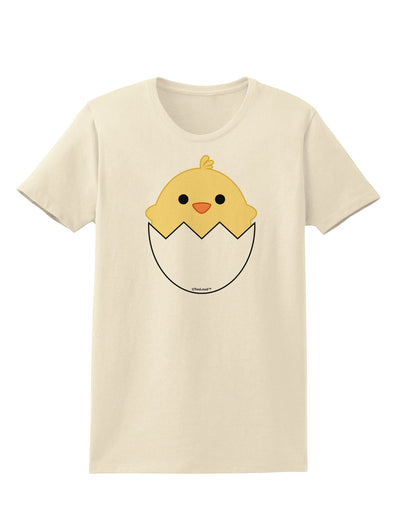 Cute Hatching Chick Design Womens T-Shirt by TooLoud-Womens T-Shirt-TooLoud-Natural-X-Small-Davson Sales