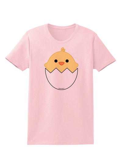 Cute Hatching Chick Design Womens T-Shirt by TooLoud-Womens T-Shirt-TooLoud-PalePink-X-Small-Davson Sales