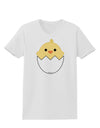 Cute Hatching Chick Design Womens T-Shirt by TooLoud-Womens T-Shirt-TooLoud-White-X-Small-Davson Sales