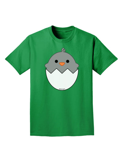 Cute Hatching Chick - Gray Adult Dark T-Shirt by TooLoud-Mens T-Shirt-TooLoud-Kelly-Green-Small-Davson Sales