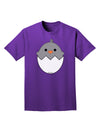 Cute Hatching Chick - Gray Adult Dark T-Shirt by TooLoud-Mens T-Shirt-TooLoud-Purple-Small-Davson Sales