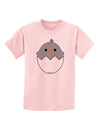 Cute Hatching Chick - Gray Childrens T-Shirt by TooLoud-Childrens T-Shirt-TooLoud-PalePink-X-Small-Davson Sales