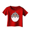 Cute Hatching Chick - Gray Infant T-Shirt Dark by TooLoud-Infant T-Shirt-TooLoud-Red-06-Months-Davson Sales