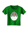 Cute Hatching Chick - Gray Toddler T-Shirt Dark by TooLoud-Toddler T-Shirt-TooLoud-Clover-Green-2T-Davson Sales