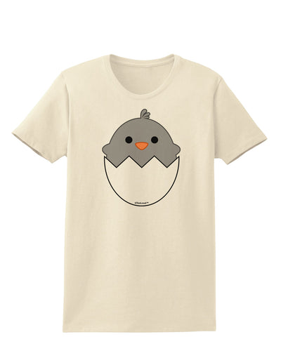 Cute Hatching Chick - Gray Womens T-Shirt by TooLoud-Womens T-Shirt-TooLoud-Natural-X-Small-Davson Sales