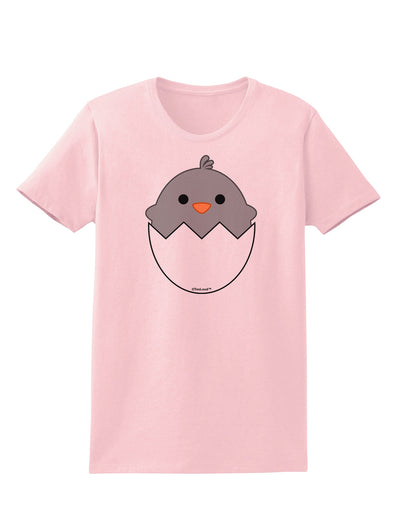 Cute Hatching Chick - Gray Womens T-Shirt by TooLoud-Womens T-Shirt-TooLoud-PalePink-X-Small-Davson Sales