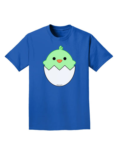 Cute Hatching Chick - Green Adult Dark T-Shirt by TooLoud-Mens T-Shirt-TooLoud-Royal-Blue-Small-Davson Sales