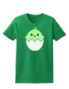 Cute Hatching Chick - Green Womens Dark T-Shirt by TooLoud-Womens T-Shirt-TooLoud-Kelly-Green-X-Small-Davson Sales