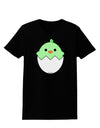 Cute Hatching Chick - Green Womens Dark T-Shirt by TooLoud-Womens T-Shirt-TooLoud-Black-X-Small-Davson Sales