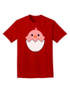 Cute Hatching Chick - Pink Adult Dark T-Shirt by TooLoud-Mens T-Shirt-TooLoud-Red-Small-Davson Sales