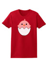 Cute Hatching Chick - Pink Womens Dark T-Shirt by TooLoud-Womens T-Shirt-TooLoud-Red-X-Small-Davson Sales