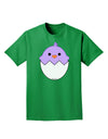 Cute Hatching Chick - Purple Adult Dark T-Shirt by TooLoud-Mens T-Shirt-TooLoud-Kelly-Green-Small-Davson Sales