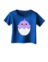 Cute Hatching Chick - Purple Infant T-Shirt Dark by TooLoud-Infant T-Shirt-TooLoud-Royal-Blue-06-Months-Davson Sales