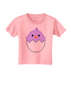 Cute Hatching Chick - Purple Toddler T-Shirt by TooLoud-Toddler T-Shirt-TooLoud-Candy-Pink-2T-Davson Sales