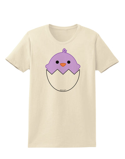 Cute Hatching Chick - Purple Womens T-Shirt by TooLoud-Womens T-Shirt-TooLoud-Natural-X-Small-Davson Sales