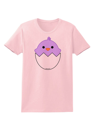 Cute Hatching Chick - Purple Womens T-Shirt by TooLoud-Womens T-Shirt-TooLoud-PalePink-X-Small-Davson Sales