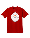 Cute Hatching Chick - White Adult Dark T-Shirt by TooLoud-Mens T-Shirt-TooLoud-Red-Small-Davson Sales