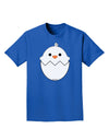 Cute Hatching Chick - White Adult Dark T-Shirt by TooLoud-Mens T-Shirt-TooLoud-Royal-Blue-Small-Davson Sales