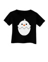 Cute Hatching Chick - White Infant T-Shirt Dark by TooLoud-Infant T-Shirt-TooLoud-Black-06-Months-Davson Sales