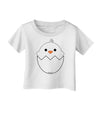 Cute Hatching Chick - White Infant T-Shirt by TooLoud-Infant T-Shirt-TooLoud-White-06-Months-Davson Sales