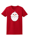 Cute Hatching Chick - White Womens Dark T-Shirt by TooLoud-Womens T-Shirt-TooLoud-Red-X-Small-Davson Sales