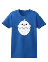 Cute Hatching Chick - White Womens Dark T-Shirt by TooLoud-Womens T-Shirt-TooLoud-Royal-Blue-X-Small-Davson Sales