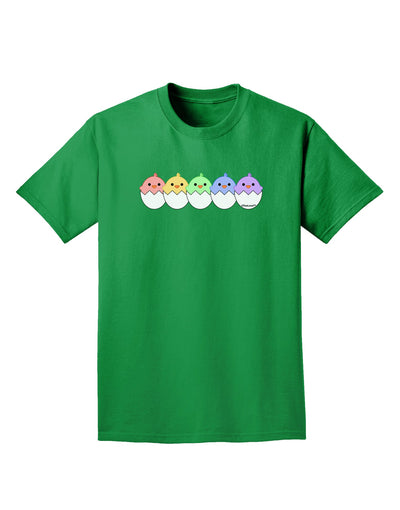 Cute Hatching Chicks Group #2 Adult Dark T-Shirt by TooLoud-Mens T-Shirt-TooLoud-Kelly-Green-Small-Davson Sales