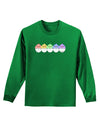 Cute Hatching Chicks Group #2 Adult Long Sleeve Dark T-Shirt by TooLoud-TooLoud-Kelly-Green-Small-Davson Sales