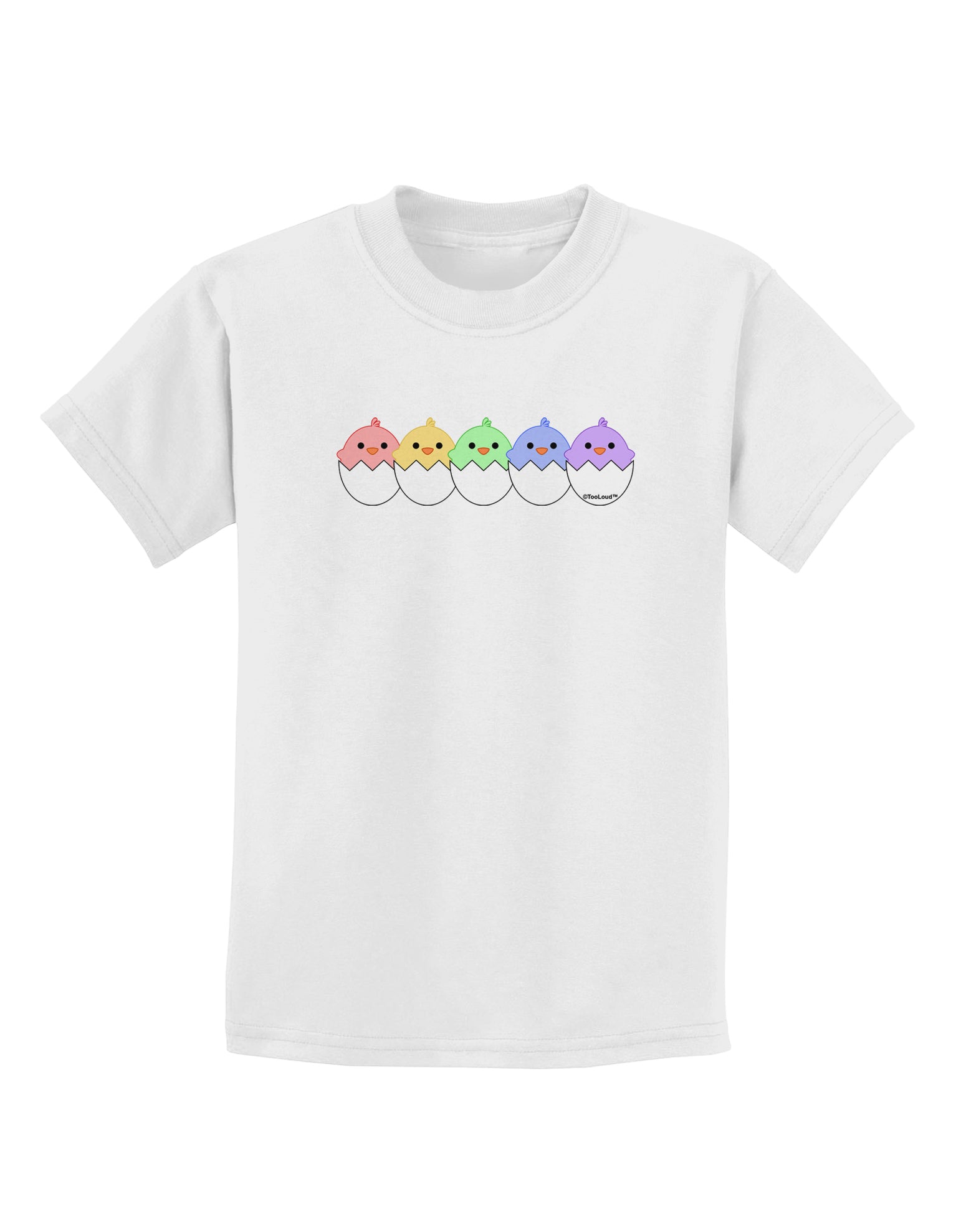 Cute Hatching Chicks Group #2 Childrens T-Shirt by TooLoud-Childrens T-Shirt-TooLoud-White-X-Small-Davson Sales