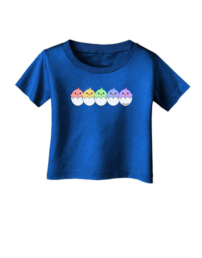 Cute Hatching Chicks Group #2 Infant T-Shirt Dark by TooLoud-Infant T-Shirt-TooLoud-Royal-Blue-06-Months-Davson Sales