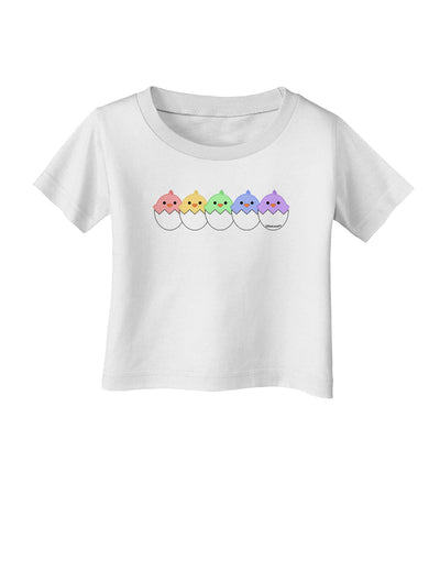 Cute Hatching Chicks Group #2 Infant T-Shirt by TooLoud-Infant T-Shirt-TooLoud-White-06-Months-Davson Sales