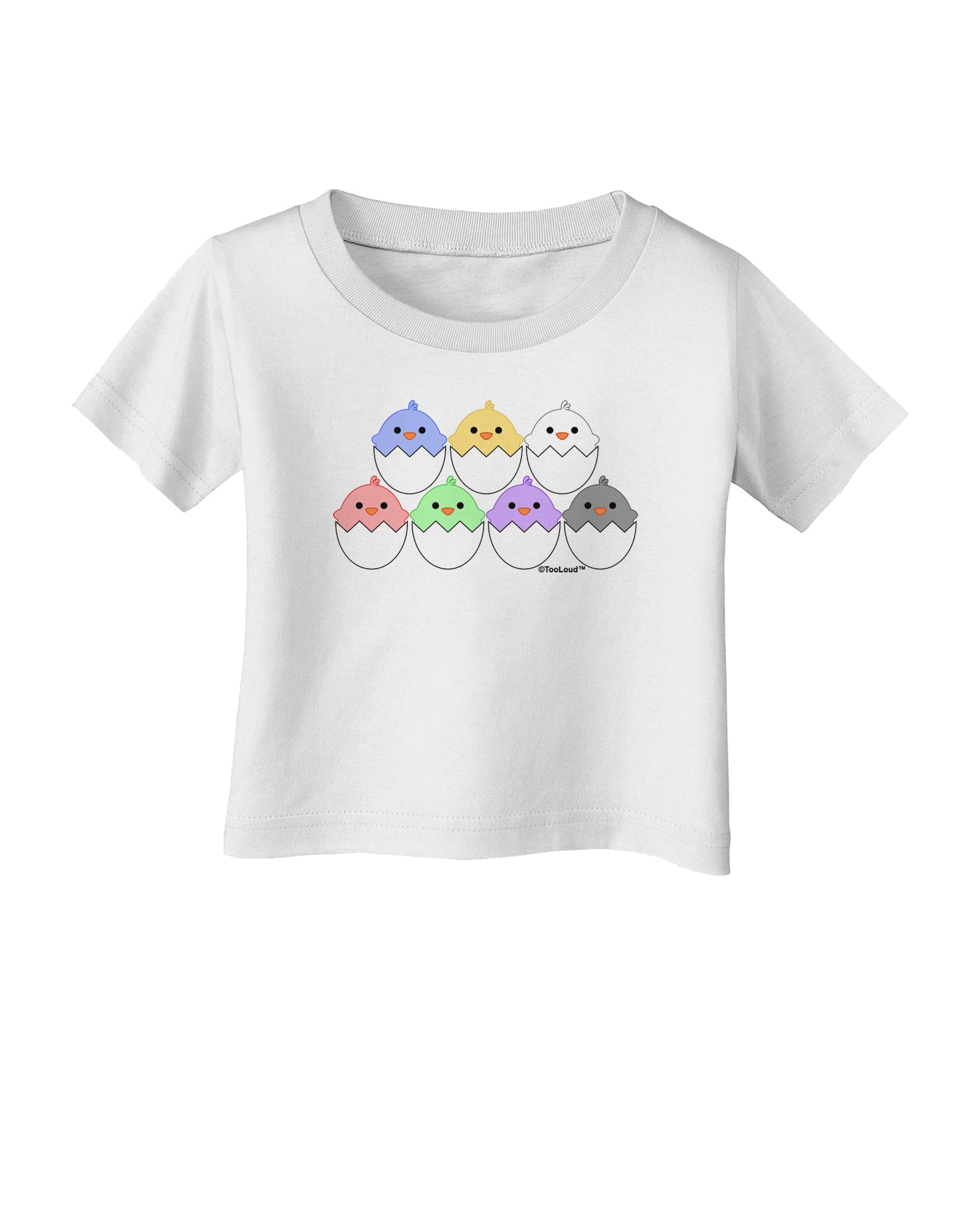Cute Hatching Chicks Group Infant T-Shirt by TooLoud-Infant T-Shirt-TooLoud-White-06-Months-Davson Sales