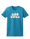 Cute Hatching Chicks Group Womens Dark T-Shirt by TooLoud-Womens T-Shirt-TooLoud-Turquoise-X-Small-Davson Sales