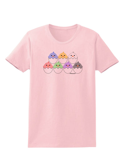 Cute Hatching Chicks Group Womens T-Shirt by TooLoud-Womens T-Shirt-TooLoud-PalePink-X-Small-Davson Sales