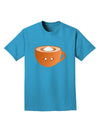 Cute Holiday Drink Pumpkin Spice Latte Adult Dark T-Shirt-Mens T-Shirt-TooLoud-Turquoise-Small-Davson Sales