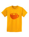 Cute Holiday Drink Pumpkin Spice Latte Childrens T-Shirt-Childrens T-Shirt-TooLoud-Gold-X-Small-Davson Sales