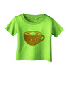 Cute Holiday Drink Pumpkin Spice Latte Infant T-Shirt-Infant T-Shirt-TooLoud-Lime-Green-06-Months-Davson Sales